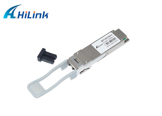 QSFP + SWDM4 ऑप्टिकल ट्रांसीवर 40G ईथरनेट डुप्लेक्स MMF डेटा सेंटर के लिए