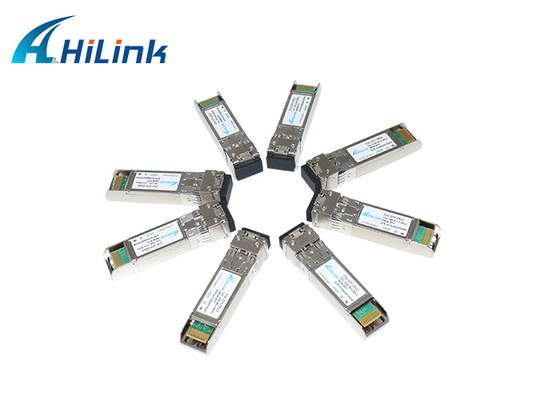 डुप्लेक्स एलसी कनेक्टर ऑप्टिकल मॉड्यूल 10G बेस SFP + DWDM 80KM 100GHZ CH17-CH61