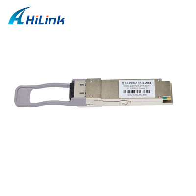 80km 1310nm SMF डुप्लेक्स LC QSFP Gbic ऑप्टिकल ट्रांसीवर मॉड्यूल QSFP28 100G ZR4 DOM