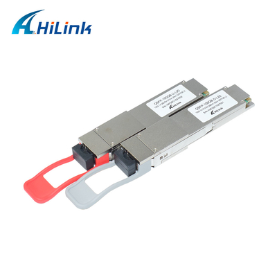 एलसी सिम्पलेक्स बीड़ी QSFP28 ट्रांसीवर 1280/1310nm 4WDM 20KM सिंगल फाइबर सिंगल मोड DDM