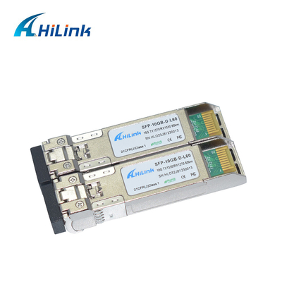 10G 60KM SFP+ ट्रांसीवर मॉड्यूल BIDI 60KM SFP+ 10G-ER4-60KM SMF 1270nm/1330nm