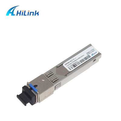 GPON OLT C++ SFP मॉड्यूल 2.5G 20km TX 1490nm 2.488Gbps RX 1310nm 1.244Gbps SFP BIDI SC/UPC