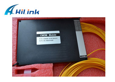 एकल फाइबर CWDM बहुसंकेतक, 8 चैनल Mux प्रकाशिकी एबीएस बॉक्स के साथ उपकरण