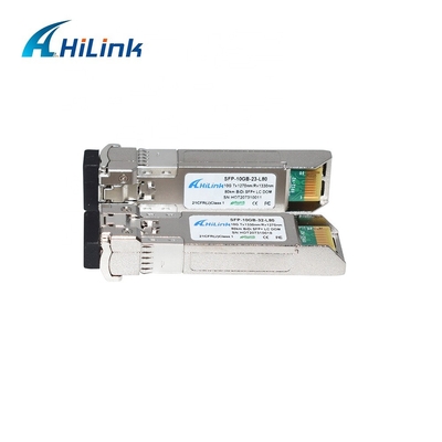 10GBASE BIDI 1490/1550nm SFP+ 10G ईथरनेट फाइबर ऑप्टिकल ट्रांससीवर एकल SFP+ BIDI 10G 80KM