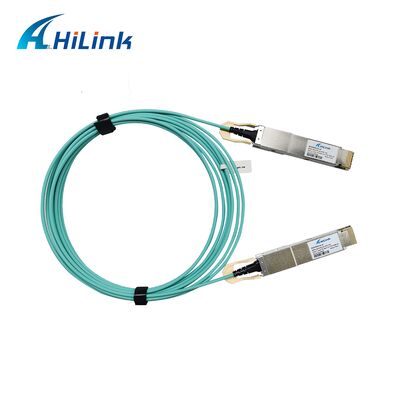 Hilink 400G QSFP-DD से QSFP-DD सक्रिय ऑप्टिकल केबल RoHS अनुरूप AOC