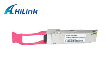 40G ER4 QSFP + ट्रांसीवर 1310nm 30 किमी दूरी SMF LC DOM मॉड्यूल 3 साल की वारंटी