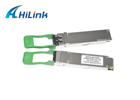 QSFP28 1310nm डोम ऑप्टिकल ट्रांसीवर मॉड्यूल QSFP-100G-CWDM4-S