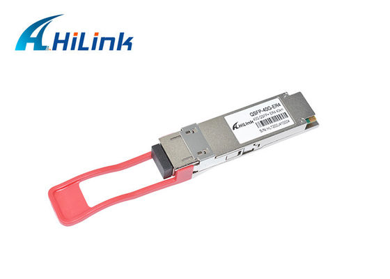 QSFP + 40KM 40G ER4 ऑप्टिकल ट्रांसीवर मॉड्यूल 1270nm SMF LC