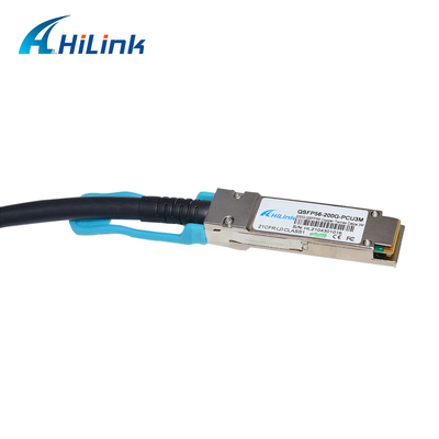 MSA Twinax DAC कॉपर केबल QSFP DD 200G 3M QSFP56 से QSFP56